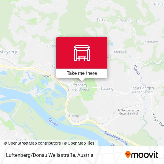 Luftenberg/Donau Wellastraße map