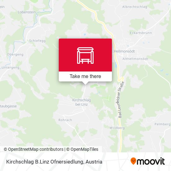 Kirchschlag B.Linz Ofnersiedlung map