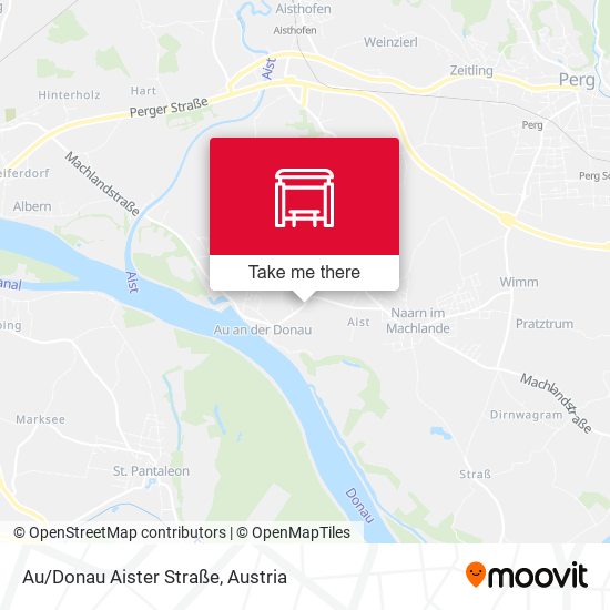 Au/Donau Aister Straße map