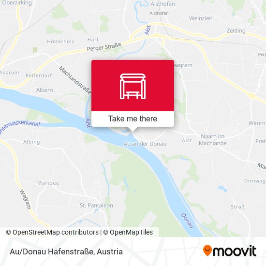 Au/Donau Hafenstraße map