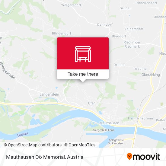 Mauthausen Oö Memorial map