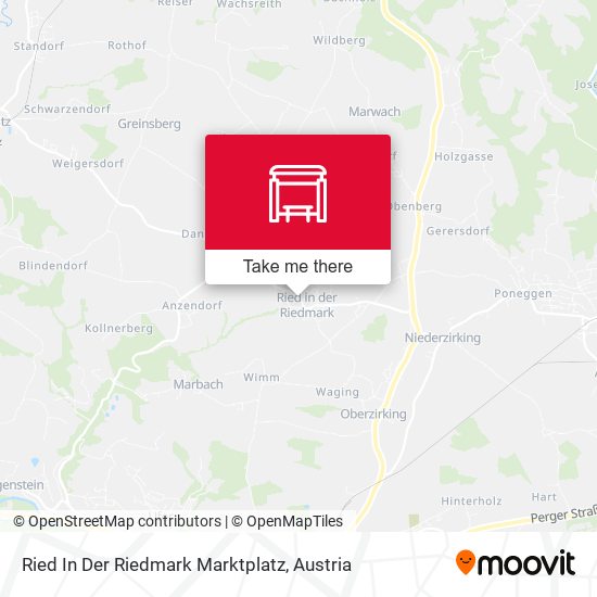Ried In Der Riedmark Marktplatz map