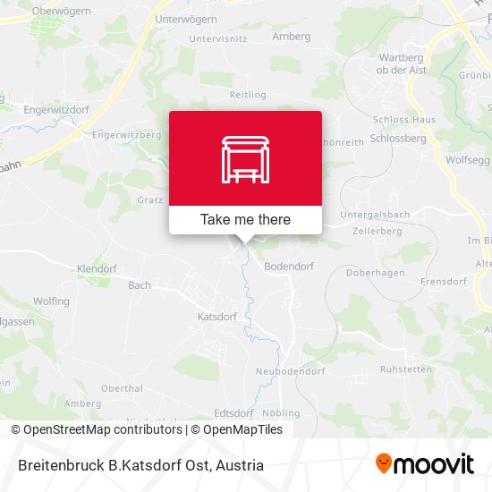 Breitenbruck B.Katsdorf Ost map
