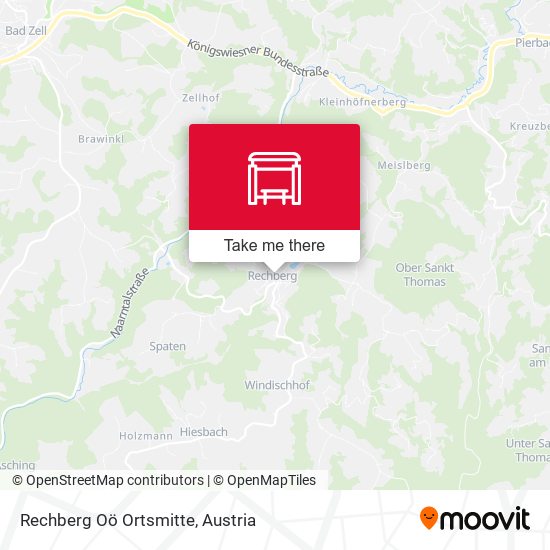 Rechberg Oö Ortsmitte map