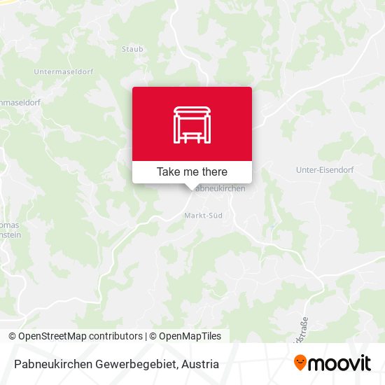 Pabneukirchen Gewerbegebiet map