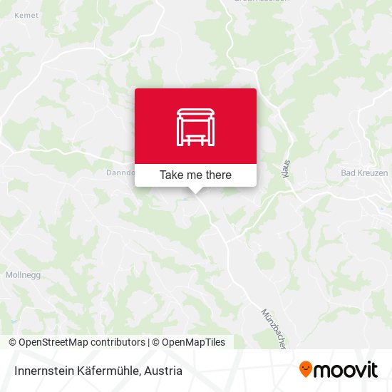 Innernstein Käfermühle map