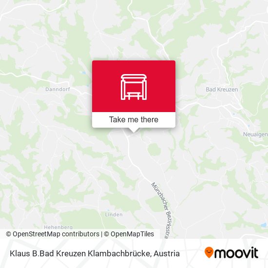 Klaus B.Bad Kreuzen Klambachbrücke map