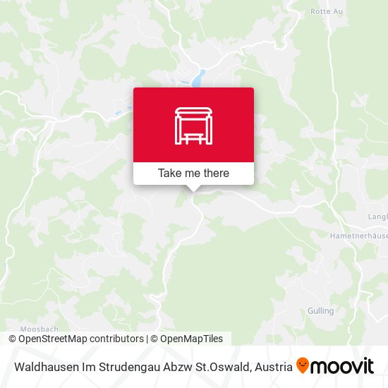 Waldhausen Im Strudengau Abzw St.Oswald map