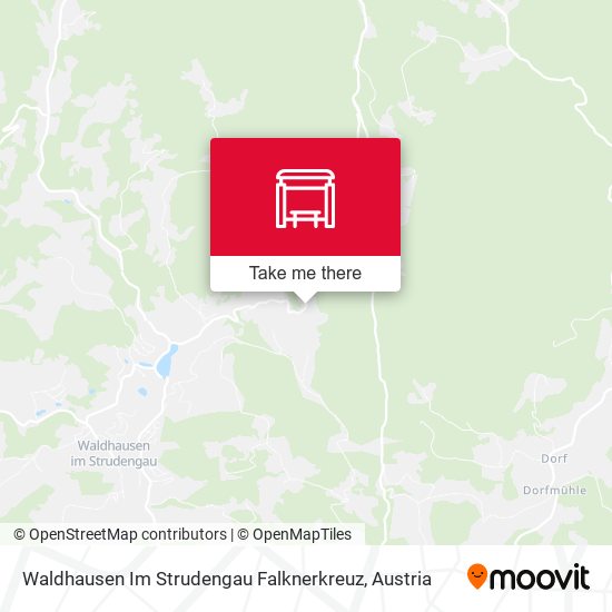Waldhausen Im Strudengau Falknerkreuz map