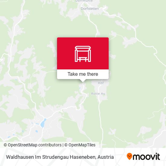 Waldhausen Im Strudengau Haseneben map