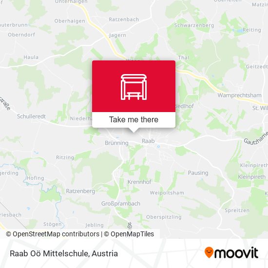 Raab Oö Mittelschule map