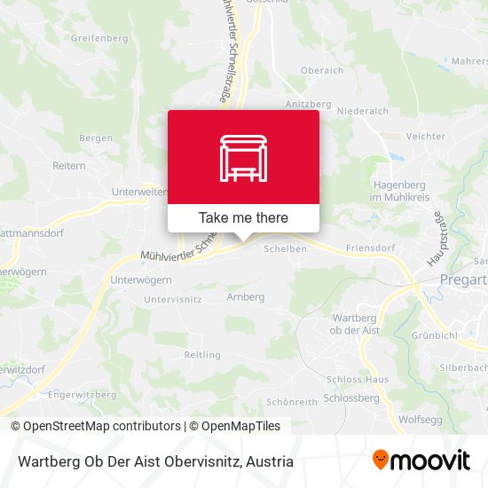 Wartberg Ob Der Aist Obervisnitz map