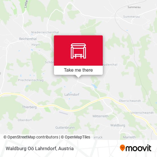 Waldburg Oö Lahrndorf map