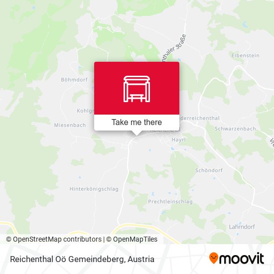 Reichenthal Oö Gemeindeberg map