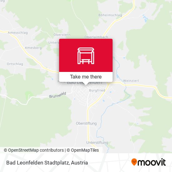 Bad Leonfelden Stadtplatz map