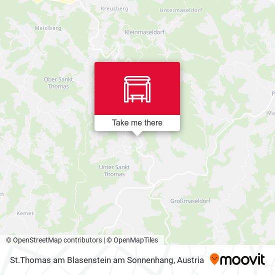 St.Thomas am Blasenstein am Sonnenhang map