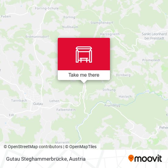 Gutau Steghammerbrücke map