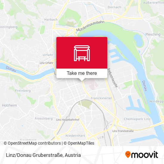 Linz/Donau Gruberstraße map