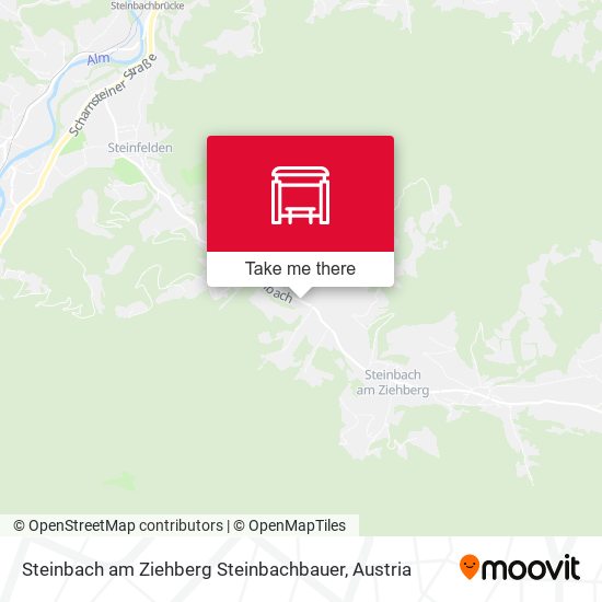 Steinbach am Ziehberg Steinbachbauer map