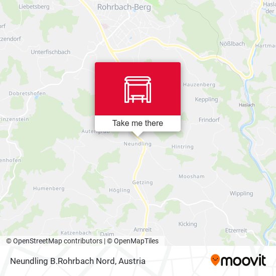 Neundling B.Rohrbach Nord map
