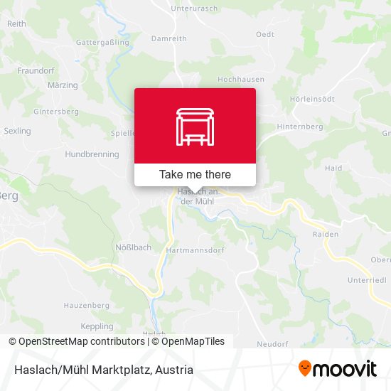 Haslach/Mühl Marktplatz map