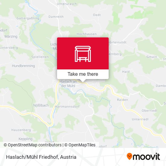 Haslach/Mühl Friedhof map