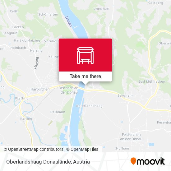 Oberlandshaag Donaulände map