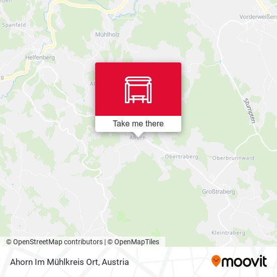 Ahorn Im Mühlkreis Ort map