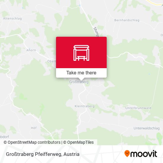 Großtraberg Pfeifferweg map