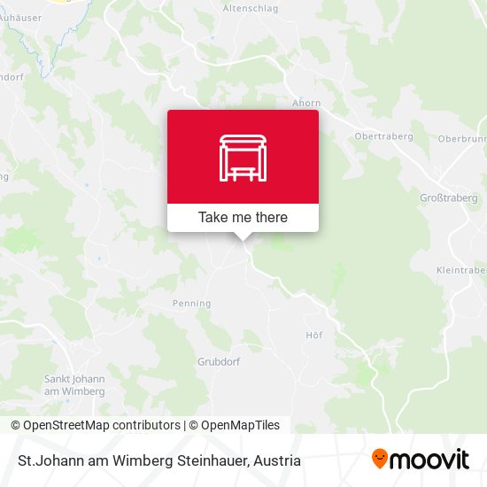 St.Johann am Wimberg Steinhauer map