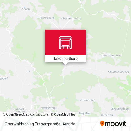 Oberwaldschlag Trabergstraße map