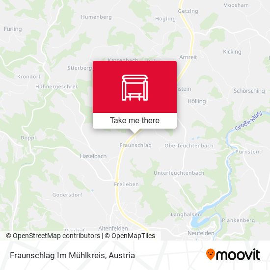 Fraunschlag Im Mühlkreis map