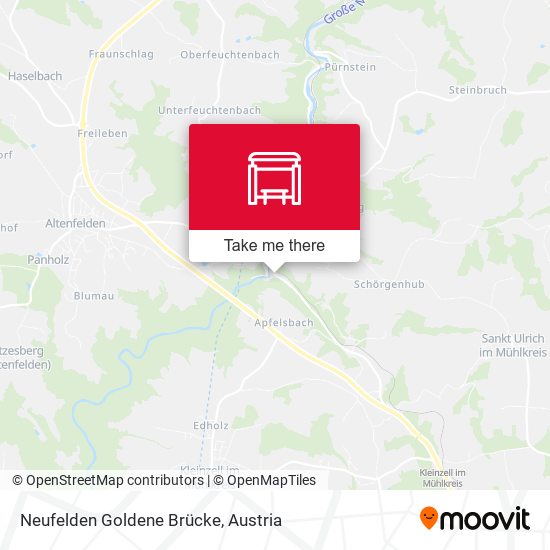 Neufelden Goldene Brücke map