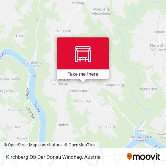 Kirchberg Ob Der Donau Windhag map