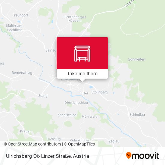 Ulrichsberg Oö Linzer Straße map