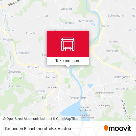 Gmunden Einnehmerstraße map