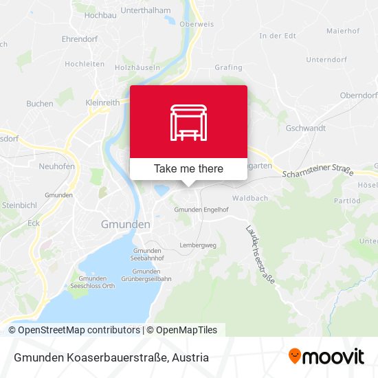Gmunden Koaserbauerstraße map
