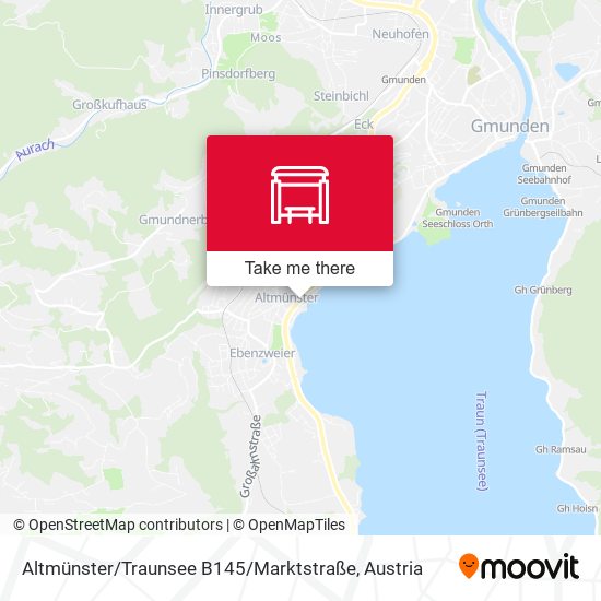 Altmünster / Traunsee B145 / Marktstraße map