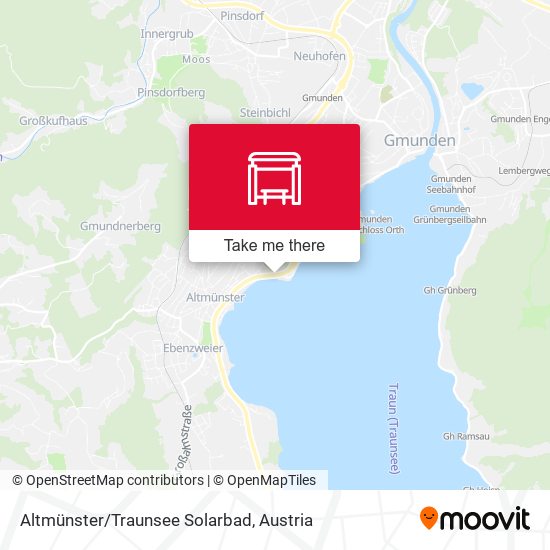 Altmünster/Traunsee Solarbad map