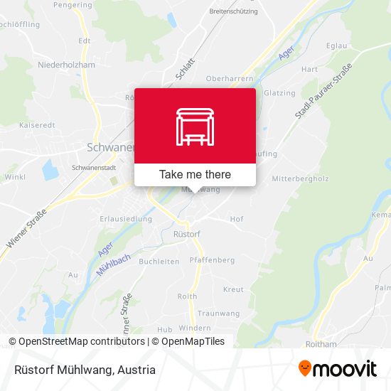 Rüstorf Mühlwang map