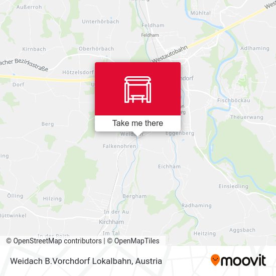 Weidach B.Vorchdorf Lokalbahn map
