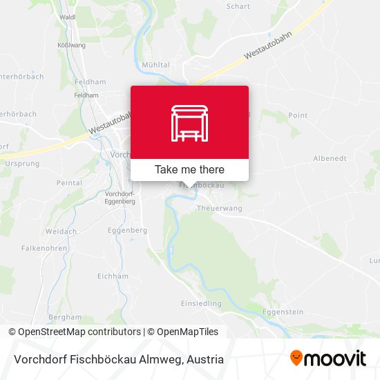 Vorchdorf Fischböckau Almweg map