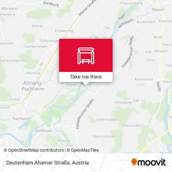 Deutenham Ahamer Straße map