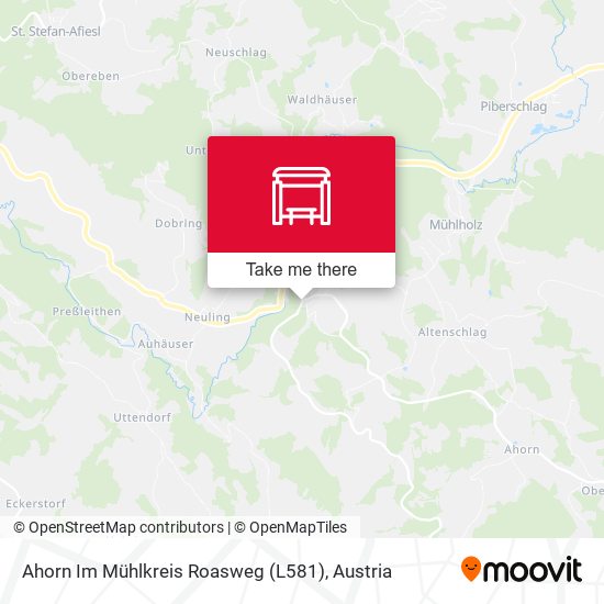 Ahorn Im Mühlkreis Roasweg (L581) map