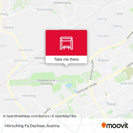 Hörsching Fa.Dachser map