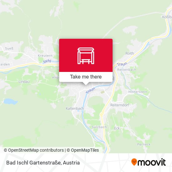 Bad Ischl Gartenstraße map