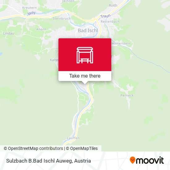 Sulzbach B.Bad Ischl Auweg map