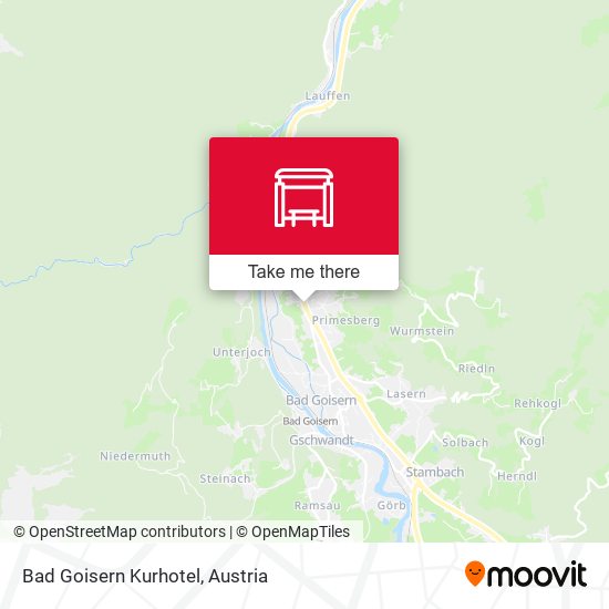 Bad Goisern Kurhotel map