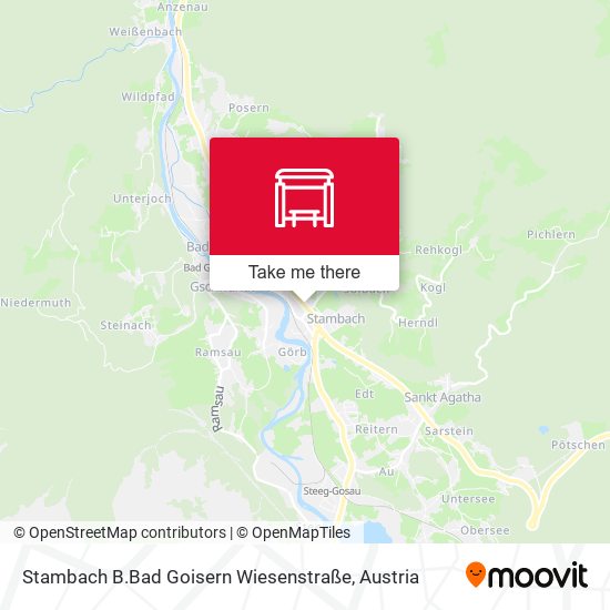 Stambach B.Bad Goisern Wiesenstraße map