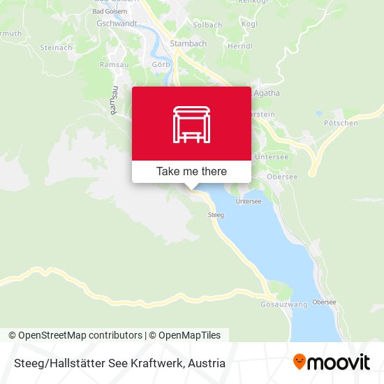 Steeg / Hallstätter See Kraftwerk map